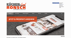 Desktop Screenshot of kuechenland-roensch.de