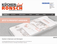 Tablet Screenshot of kuechenland-roensch.de
